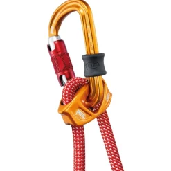 Longe<Petzl Longe escalade Dual Connect Vario Orange