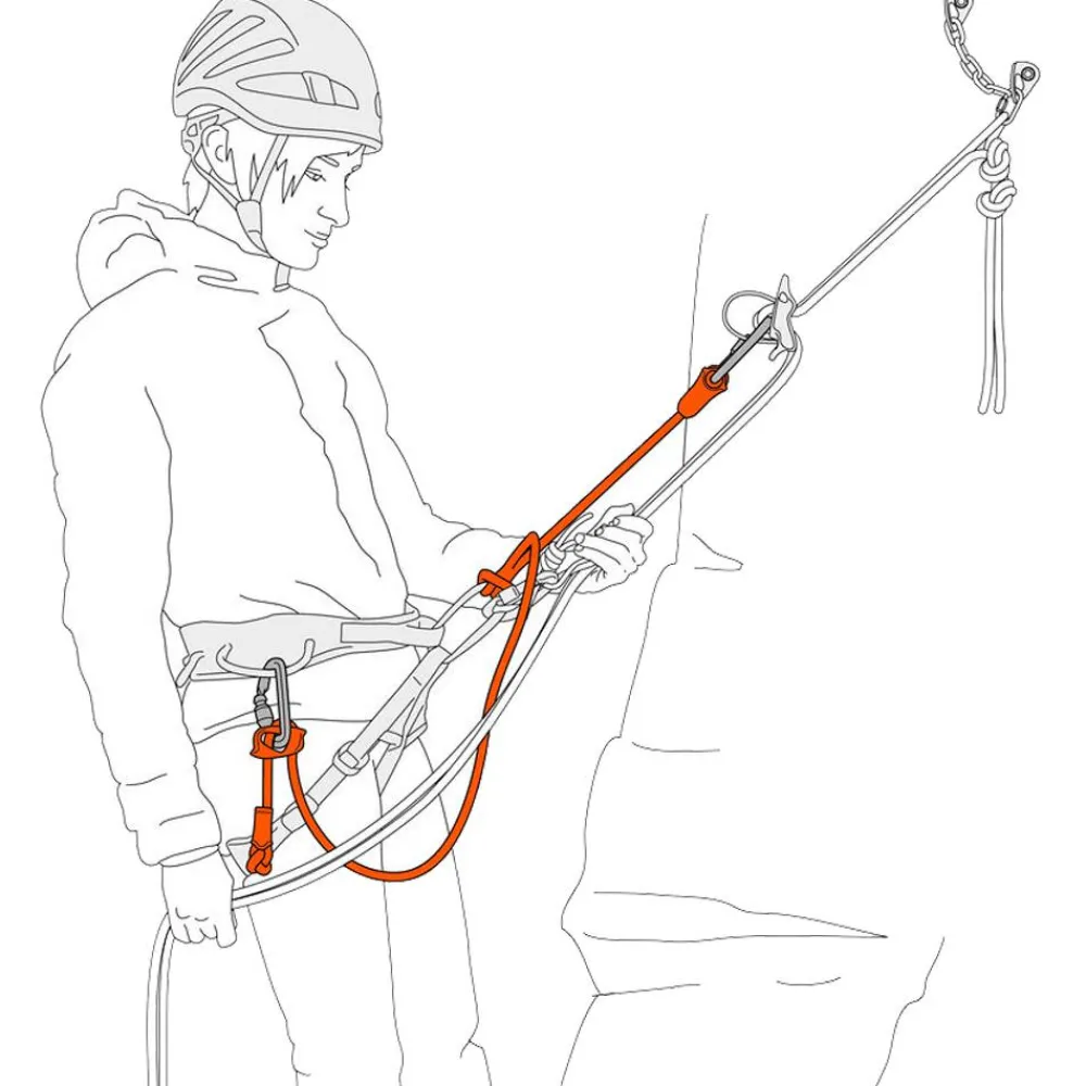 Longe<Petzl Longe Dual Connect Adjust