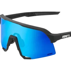 Lunettes Trail|Lunettes Trail-Running<1 Lunettes de soleil 00% S3 Matte Black Hiper Blue Multilayer Mirror Lens