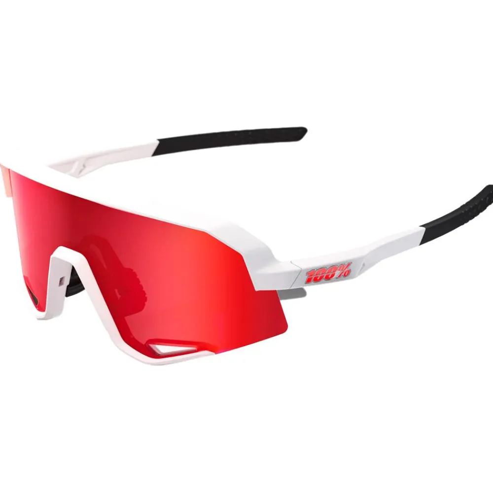 Lunettes Trail|Lunettes Trail-Running<1 Lunettes de soleil 00% Slendale Matte White Hiper Red Multilayer Mirror