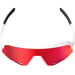 Lunettes Trail|Lunettes Trail-Running<1 Lunettes de soleil 00% Slendale Matte White Hiper Red Multilayer Mirror