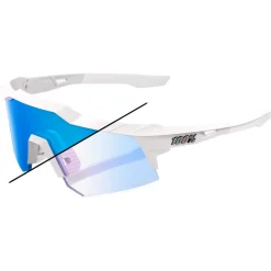 Lunettes Femme|Lunettes Photochromiques<1 Lunettes de soleil 00% Speedcraft Xs Bastille Pearl White Glitter Blue Mirror Photochromic Lens