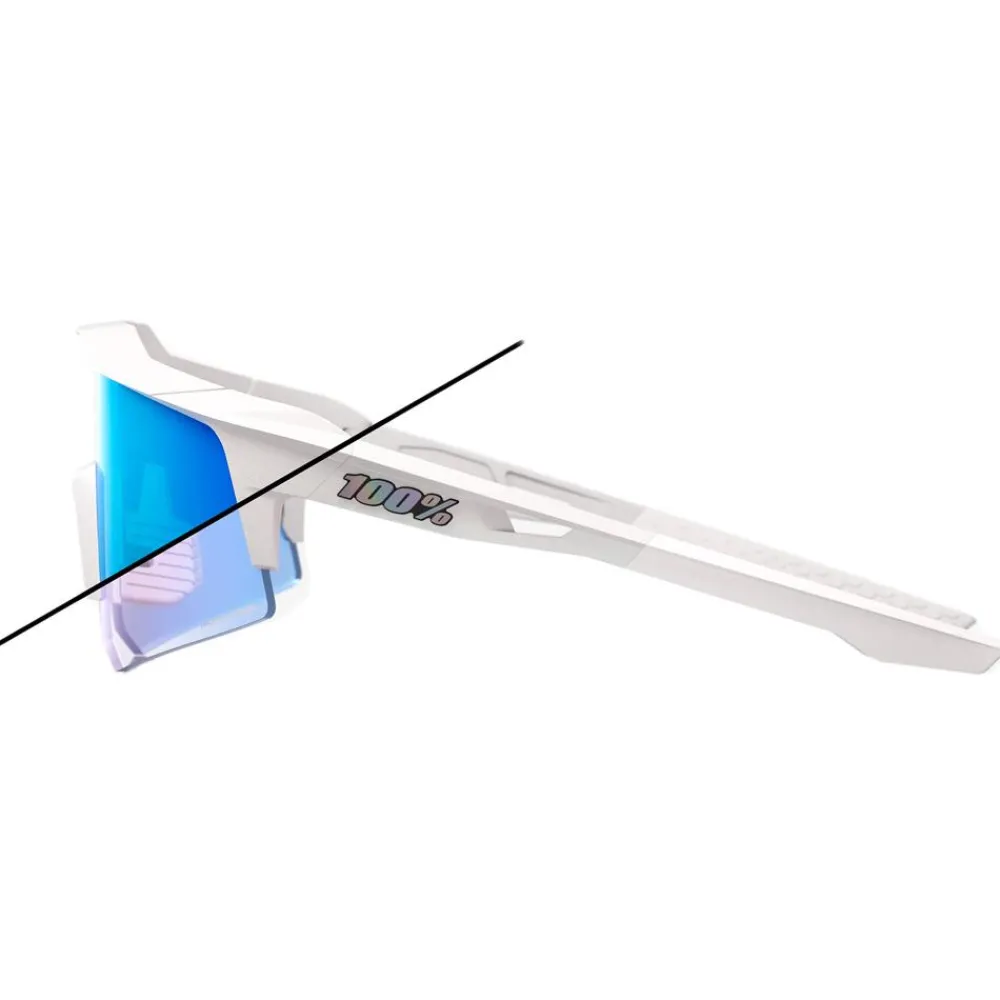 Lunettes Femme|Lunettes Photochromiques<1 Lunettes de soleil 00% Speedcraft Xs Bastille Pearl White Glitter Blue Mirror Photochromic Lens