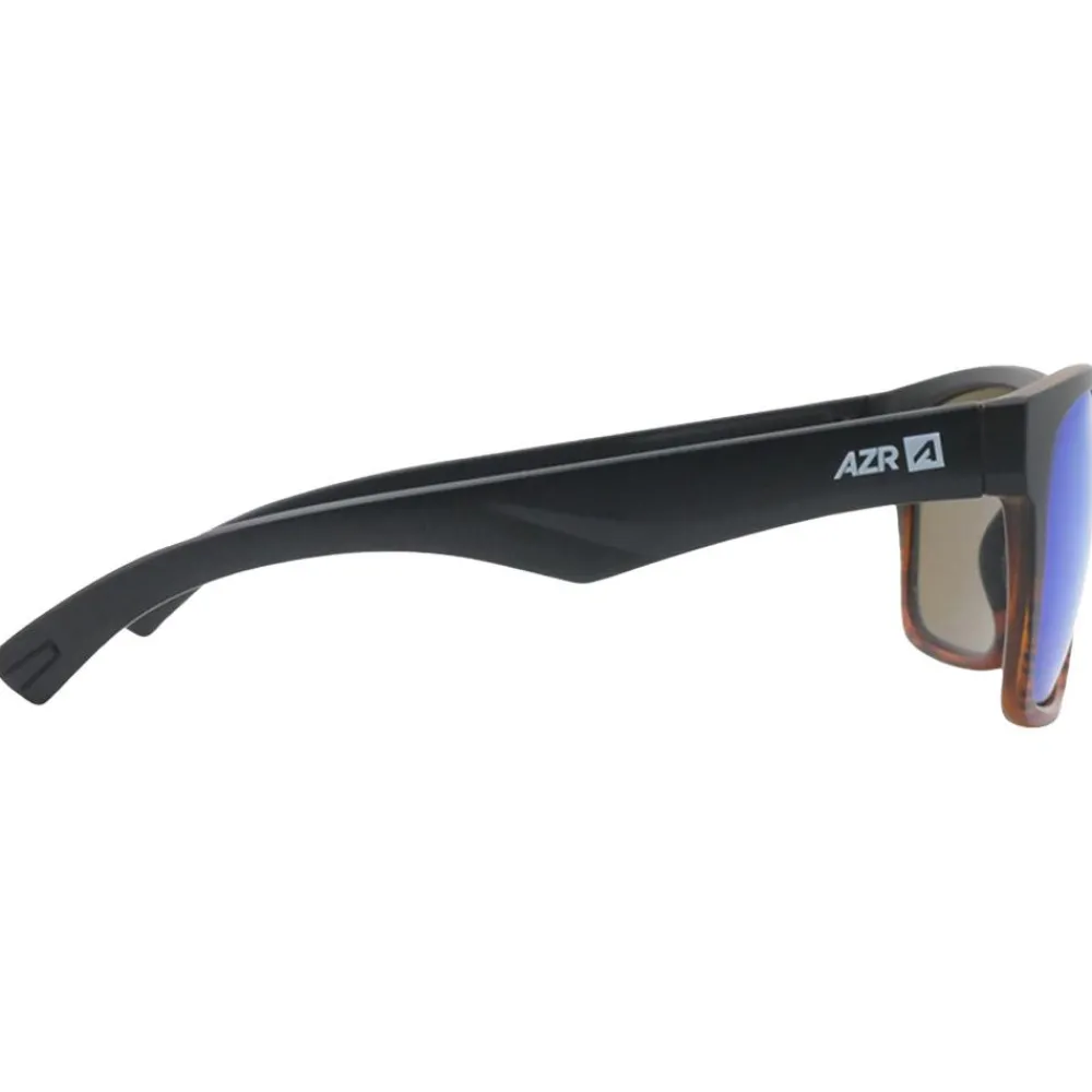 Lunettes Femme<AZR Lunettes de soleil Andy Noire Ecaille Mate Multicouche Bleu