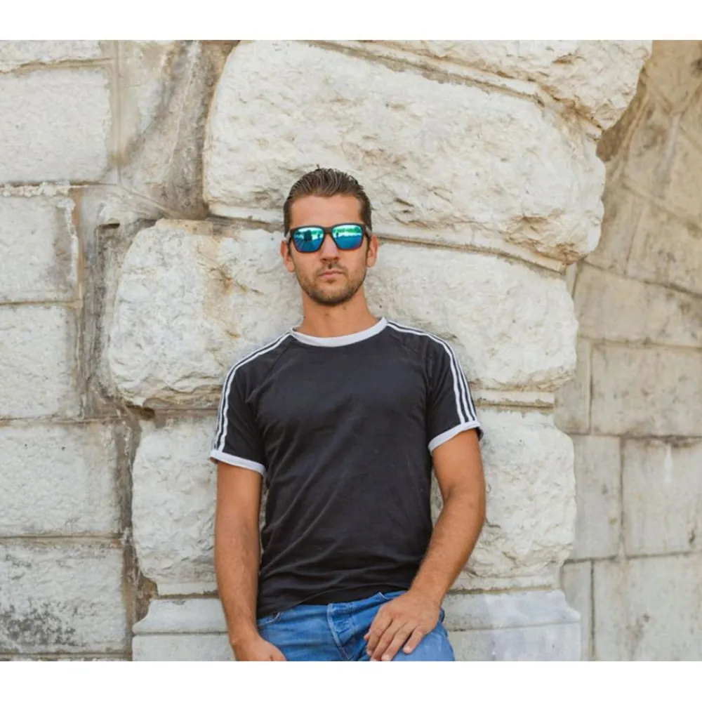 Lunettes Femme<AZR Lunettes de soleil Andy Noire Ecaille Mate Multicouche Bleu