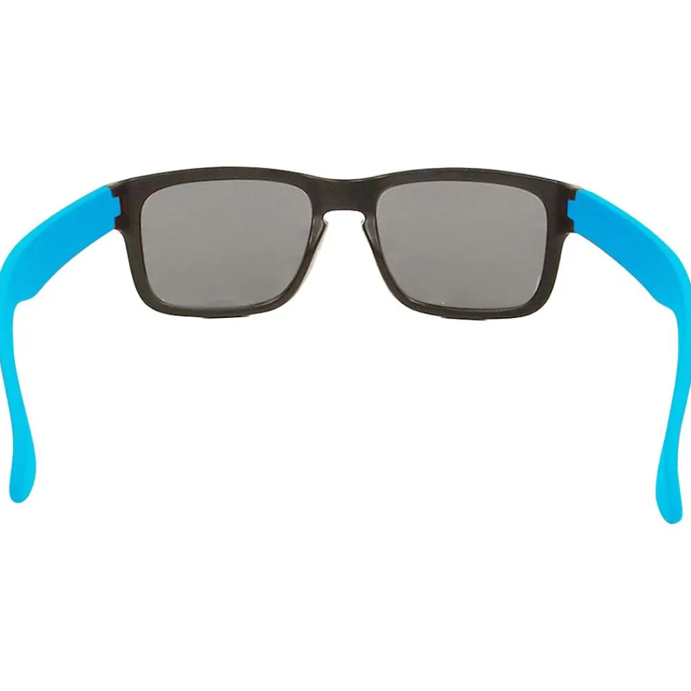 Discount Lunettes de soleil Cool Noire Mate Bleue Multicouche Bleu Enfant Lunettes Enfant