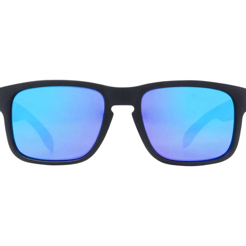Discount Lunettes de soleil Cool Noire Mate Bleue Multicouche Bleu Enfant Lunettes Enfant