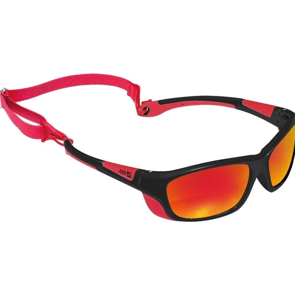 Hot Lunettes de soleil Esprit Noire Mat Rouge Multicouche Rouge Enfant Lunettes Enfant