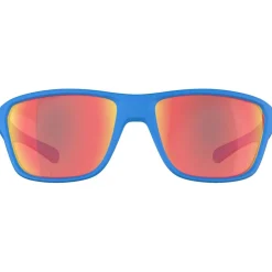 Best Lunettes de soleil Flash Bleue Mate Multicouche Rouge Enfant Lunettes Enfant