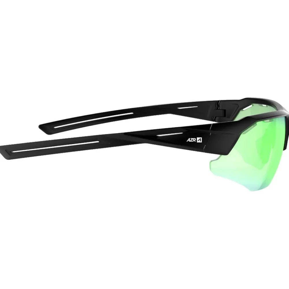 Outlet Lunettes de soleil Galibier Mat Noir Irisé Vert Photochromic Femme Lunettes Trail|Lunettes Trail-Running