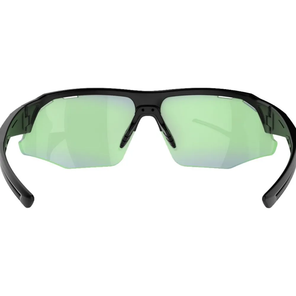 Outlet Lunettes de soleil Galibier Mat Noir Irisé Vert Photochromic Femme Lunettes Trail|Lunettes Trail-Running