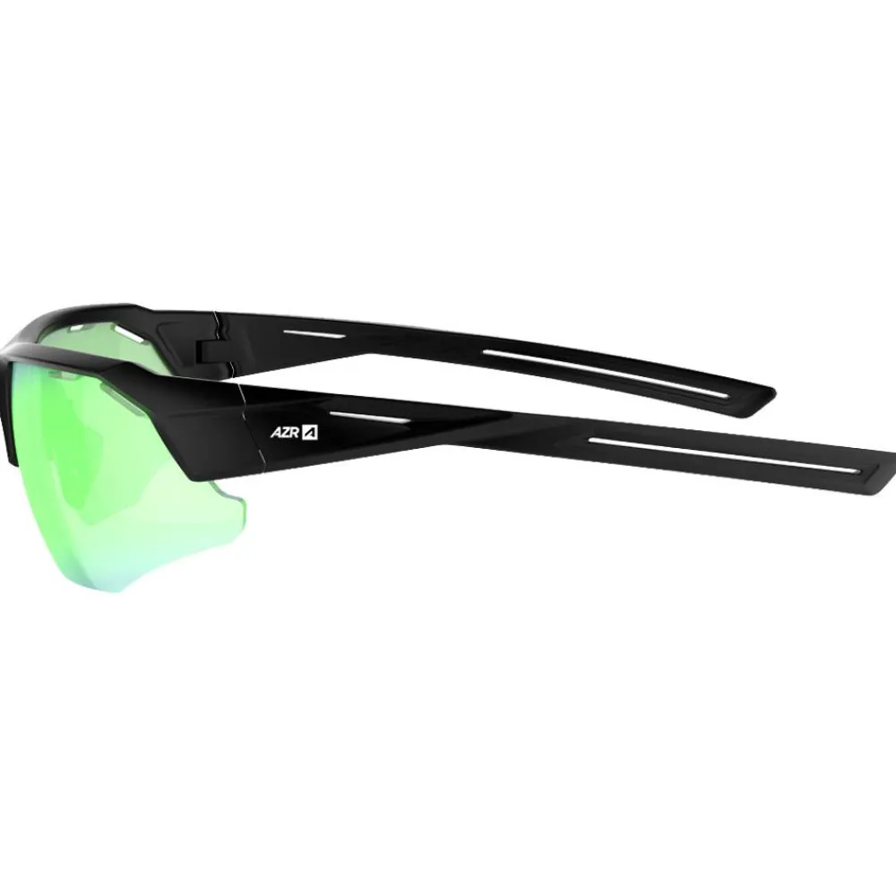 Outlet Lunettes de soleil Galibier Mat Noir Irisé Vert Photochromic Femme Lunettes Trail|Lunettes Trail-Running