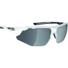 Lunettes Trail|Lunettes Trail-Running<AZR Lunettes de soleil Galibier Vernie Blanc Noir Gris Miroir