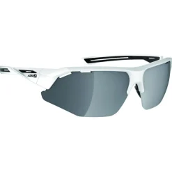 Lunettes Trail|Lunettes Trail-Running<AZR Lunettes de soleil Galibier Vernie Blanc Noir Gris Miroir