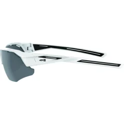 Lunettes Trail|Lunettes Trail-Running<AZR Lunettes de soleil Galibier Vernie Blanc Noir Gris Miroir