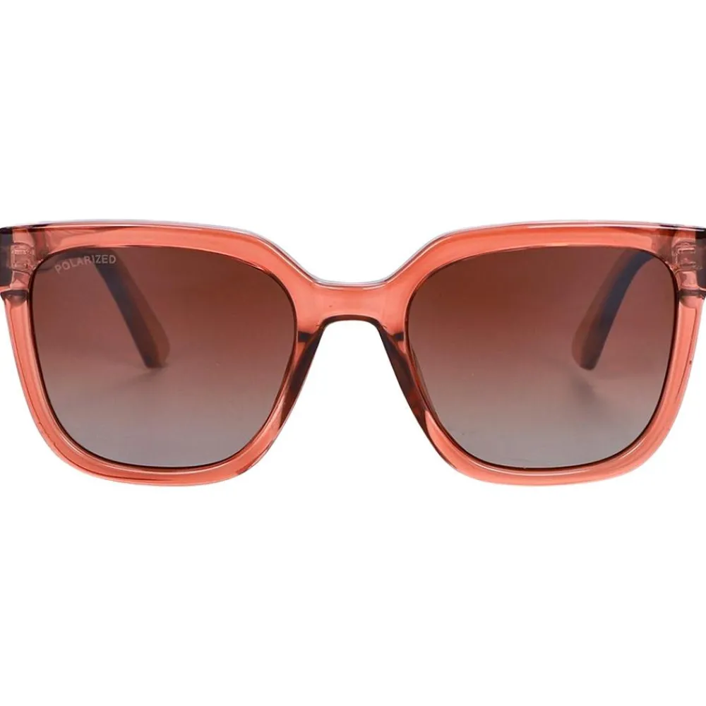 Best Lunettes de soleil Kate Crystal Rose Vernie Polarisant Gris Dégradé Femme Lunettes Femme|Lunettes Polarisées