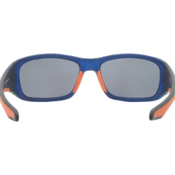 Lunettes de soleil Nouméa Mat Bleu Crystal Gris Miroir Polarized Femme Lunettes Femme|Lunettes Polarisées