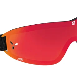 Lunettes de soleil Océan Noir Mate Multicouche Rouge Femme Lunettes Femme