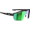 Lunettes Femme|Lunettes Photochromiques<AZR Lunettes de soleil Pro Race Rx Vernie Noir Blanc Multicouche Vert
