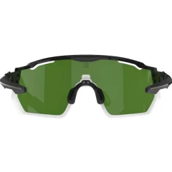 Lunettes Femme|Lunettes Photochromiques<AZR Lunettes de soleil Pro Race Rx Vernie Noir Blanc Multicouche Vert