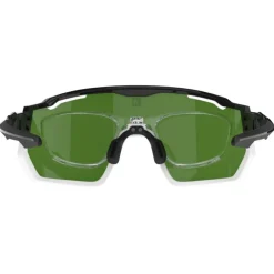 Lunettes Femme|Lunettes Photochromiques<AZR Lunettes de soleil Pro Race Rx Vernie Noir Blanc Multicouche Vert