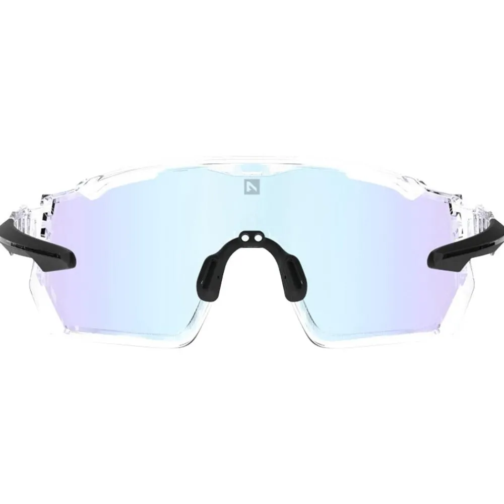 Lunettes Femme|Lunettes Homme<AZR Lunettes de soleil Pro Race Rx Crystal Vernie Noir Photochromique Irisé Bleu