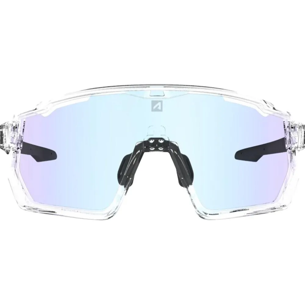 Lunettes Femme|Lunettes Homme<AZR Lunettes de soleil Pro Race Rx Crystal Vernie Noir Photochromique Irisé Bleu