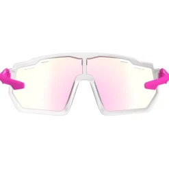 Lunettes Photochromiques|Lunettes Enfant<AZR Lunettes de soleil Pro Race Jr Rx Blanche Rose Vernie Photochromique Irisé Rose