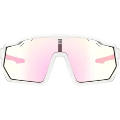 Lunettes Photochromiques|Lunettes Enfant<AZR Lunettes de soleil Pro Race Jr Rx Blanche Rose Vernie Photochromique Irisé Rose