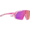 Lunettes Enfant<AZR Lunettes de soleil Pro Race Mini Junior Rose Vernie Multicouche Rose