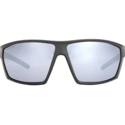 Lunettes de soleil Ranch Crystal Noire Mate Gris Miroir Polarisant Femme Lunettes Femme|Lunettes Polarisées