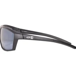 Lunettes de soleil Ranch Crystal Noire Mate Gris Miroir Polarisant Femme Lunettes Femme|Lunettes Polarisées