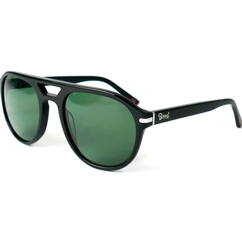 Clearance Lunettes de soleil Bradley Shiny Black Grey Green Polarized Femme Lunettes Femme|Lunettes Polarisées