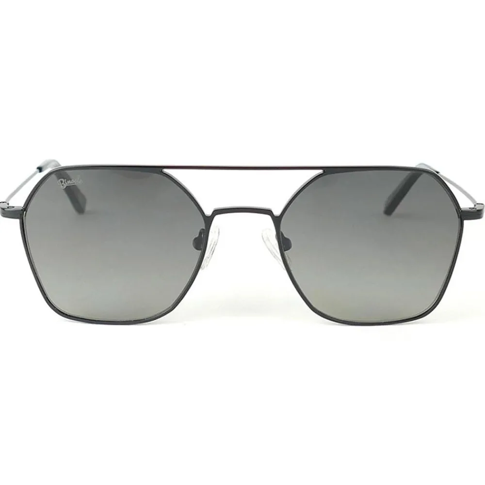 Discount Lunettes de soleil Lewis Black Mat Gradient Grey Polarized Lunettes Polarisées