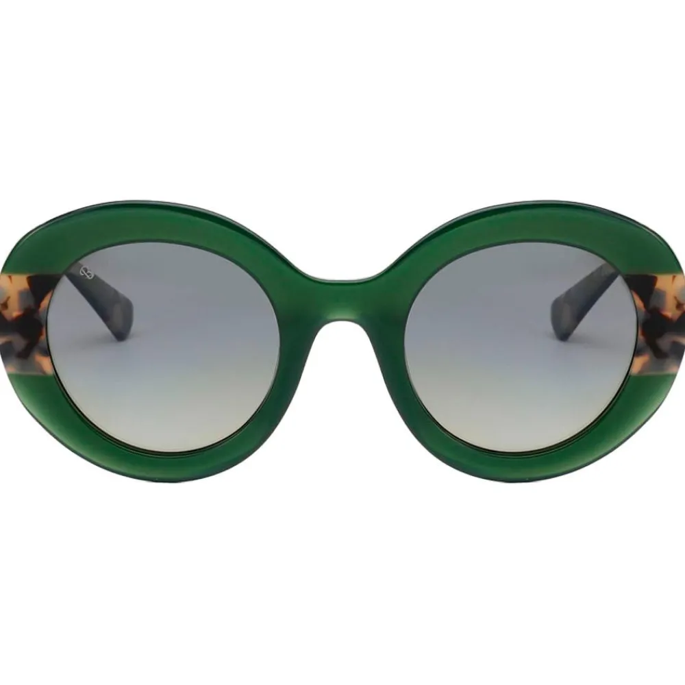 Lunettes Polarisées|Lunettes Femme<Binocle Eyewear Lunettes de soleil Bianca Shiny Tortoise Tokyo Kaki Gradient Grey Polarized