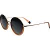Lunettes Femme|Lunettes Polarisées<Binocle Eyewear Lunettes de soleil Monica Gold Pink Grey Polarized