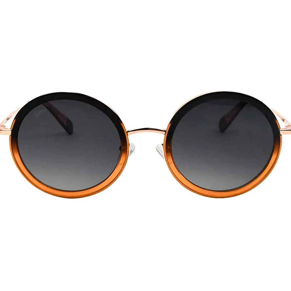 Lunettes Femme|Lunettes Polarisées<Binocle Eyewear Lunettes de soleil Monica Gold Pink Grey Polarized