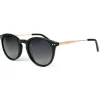 Lunettes Femme|Lunettes Polarisées<Binocle Eyewear Lunettes de soleil California Metal Gold Black Grey Polarized