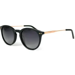 Lunettes Femme|Lunettes Polarisées<Binocle Eyewear Lunettes de soleil California Metal Gold Black Grey Polarized
