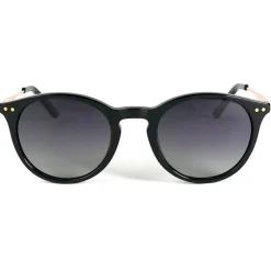 Lunettes Femme|Lunettes Polarisées<Binocle Eyewear Lunettes de soleil California Metal Gold Black Grey Polarized