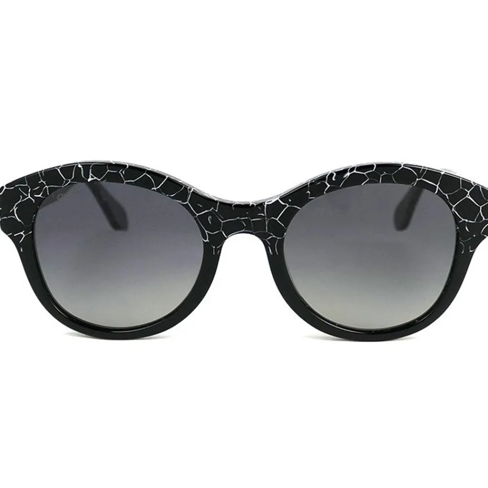 Sale Lunettes de soleil Sophia Shiny Black Gradient Grey Polarized Femme Lunettes Femme|Lunettes Polarisées