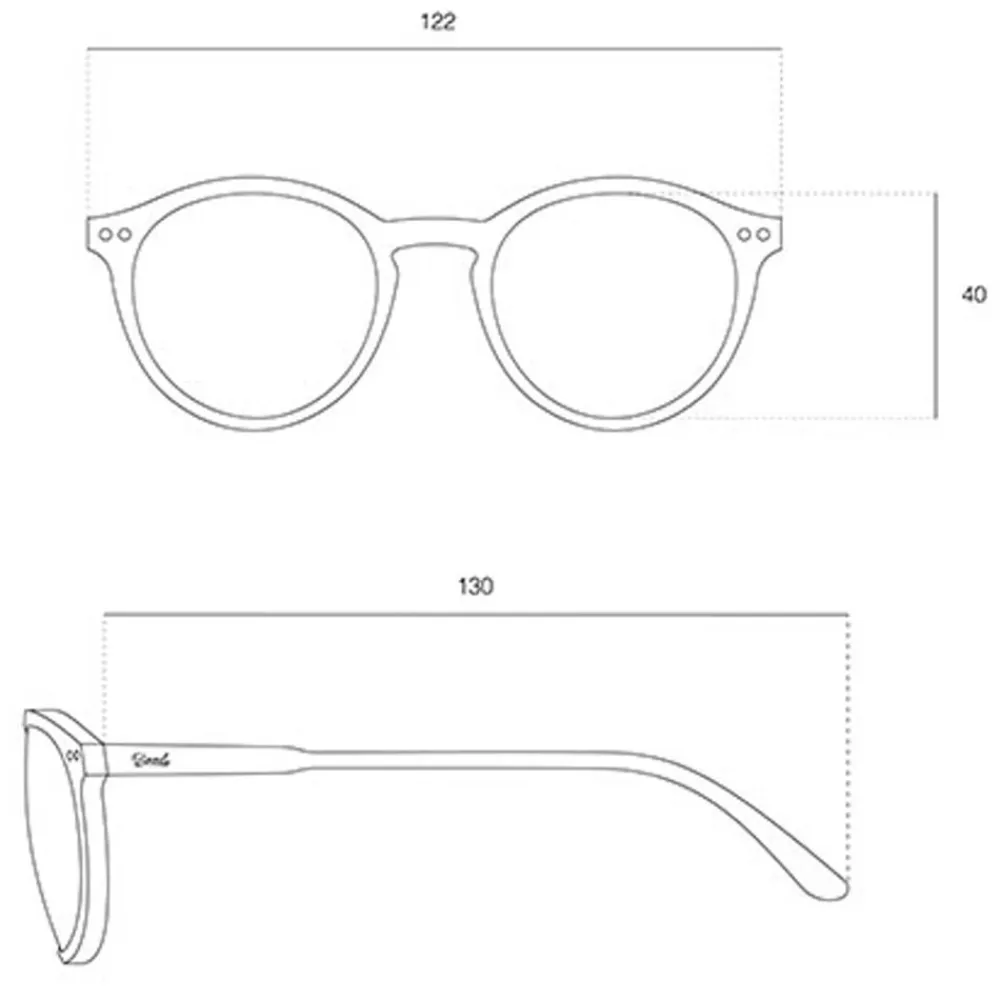 Lunettes Enfant|Lunettes Polarisées<Binocle Eyewear Lunettes de soleil Little California Dark Blue Grey Polarized