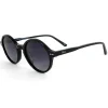 Discount Lunettes de soleil Sydney Shiny Black Gradient Grey Polarized Femme Lunettes Femme|Lunettes Polarisées