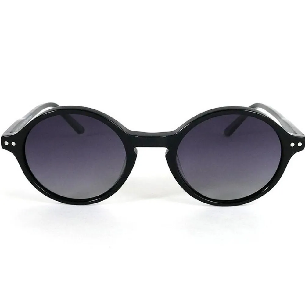 Discount Lunettes de soleil Sydney Shiny Black Gradient Grey Polarized Femme Lunettes Femme|Lunettes Polarisées