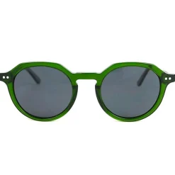 Best Lunettes de soleil Melbourne Shiny Khaki Grey Polarized Femme Lunettes Polarisées|Lunettes Femme