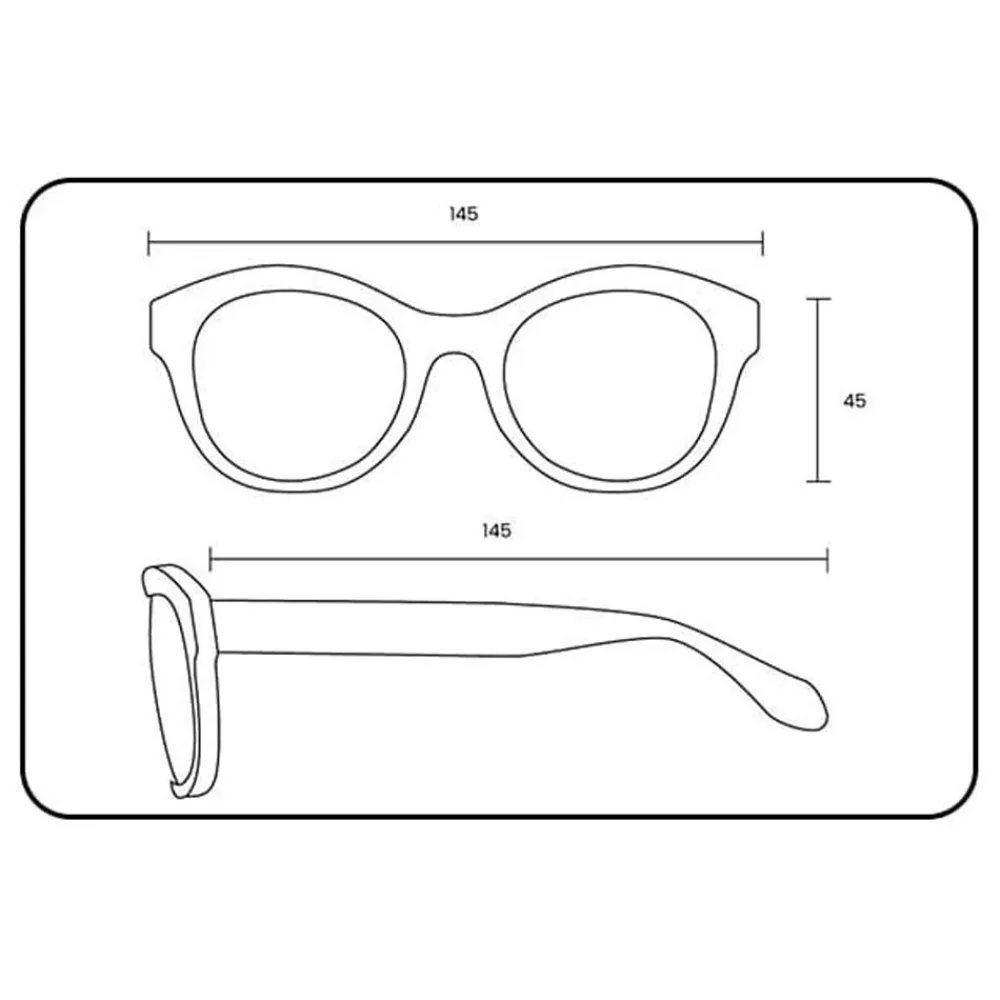 Lunettes Femme|Lunettes Polarisées<Binocle Eyewear Lunettes de soleil Sophia Shiny Tortoise Gradient Brown Polarized