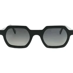 Online Lunettes de soleil John Shiny Black Gradient Grey Polarized Femme Lunettes Femme|Lunettes Polarisées
