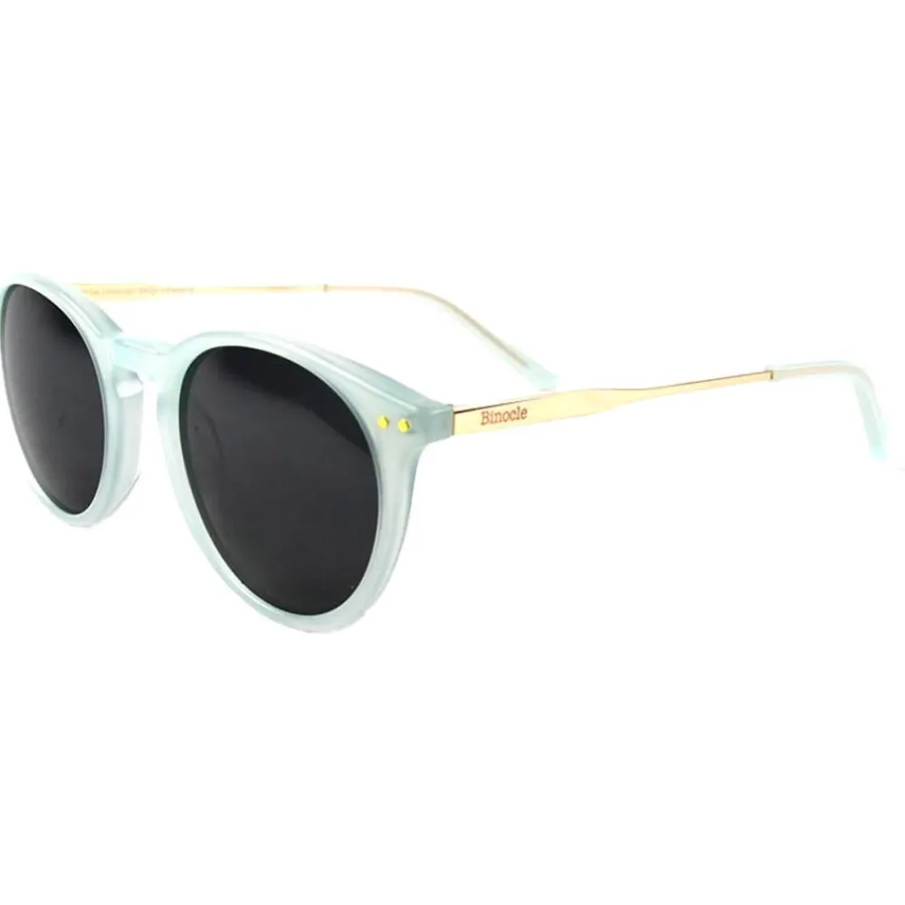 Discount Lunettes de soleil California Metal Menthe Or Brillant Grey Polarized Femme Lunettes Femme|Lunettes Polarisées