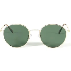 Sale Lunettes de soleil Indiana Shiny Gold Grey Green Polarized Femme Lunettes Femme|Lunettes Polarisées