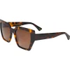 Lunettes Femme|Lunettes Polarisées<Binocle Eyewear Lunettes de soleil Victoria Shiny Tortoise Black Gradient Brown Polarized